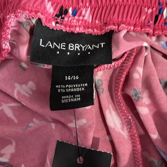 NWT‎ Lane Bryant floral wide leg pants size 14/16 - Picture 4 of 7